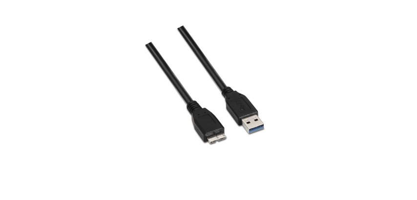 AISENS A105-0043 cable USB USB 3.2 Gen 1 (3.1 Gen 1) 1 m USB A Micro-USB B 5 Gbit/s Negro