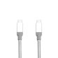 Verbatim Câble de synchronisation et de charge USB-C à USB-C USB 3.1 GÉN 2 de en acier inoxydable de 30 cm