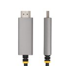 StarTech.com Câble Adaptateur USB-C vers HDMI de 3m, 8K 60Hz, 4K 144Hz, HDR10, Câble Vidéo USB Type-C vers HDMI 2.1, Compatible USB-C DP Alt Mode/USB4/Thunderbolt 3/4 - Ordinateur Portable USB-C vers Moniteur HDMI
