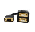 StarTech.com Câble répartiteur vidéo VGA de 30cm - 1x VGA (Mâle) vers 2x VGA (Femelle) - Noir