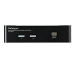 StarTech.com Commutateur KVM HDMI USB 2 ports avec audio et concentrateur USB 2.0