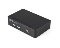 StarTech.com Commutateur KVM HDMI USB 2 ports avec audio et concentrateur USB 2.0