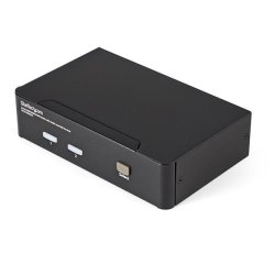 StarTech.com Commutateur KVM HDMI USB 2 ports avec audio et concentrateur USB 2.0