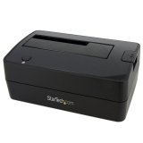 StarTech.com Station d'Accueil pour Disque Dur USB 3.0 à SATA à Baie Unique, Dock pour HDD USB 3.0 (5 Gbps), Docking Station pour HDD/SSD Externe 2,5/3,5" SATA I/II/III - Chargement par le Haut