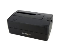 StarTech.com Docking Station USB 3.0 (5Gbps) a SATA de 1 Bahía para Disco Duro - Base USB 3.0 (5Gbps) para Discos Duros SSD de 2,5/3,5 SATA I/II/III - de Carga Superior