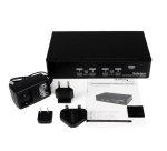 StarTech.com Commutateur KVM DisplayPort USB 4 ports avec audio