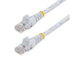 StarTech.com Cat5e Ethernet Patch Cable with Snagless RJ45 Connectors - 5 m, White