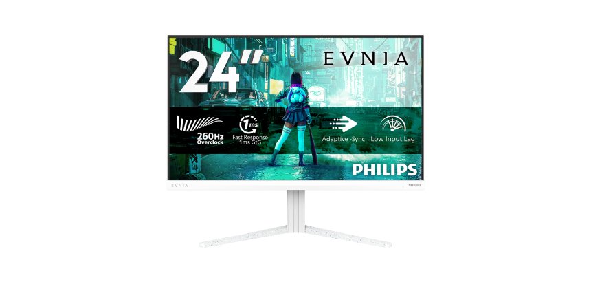 Philips Evnia 3000 24M2N3201PL/00 écran plat de PC 60,5 cm (23.8") 1920 x 1080 pixels Full HD LCD Blanc