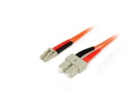 StarTech.com Câble fibre optique duplex multimode 50/125 OM2 de 2 m - LC vers SC - LSZH - Orange