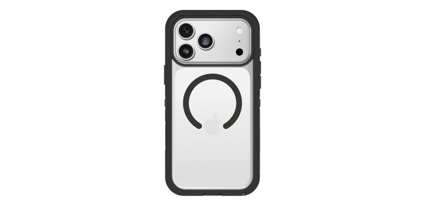 OtterBox Defender Pro XT Clear Series for Apple iPhone 17 Pro Max, clear/black - products delivered without packaging