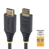 StarTech.com 50cm Premium Gecertificeerde High Speed HDMI Kabel, 4K 60Hz/1440p 144Hz, HDR10/HDCP 2.2/ARC, 18Gbps, UHD HDMI 2.0 Kabel voor TV/Monitor/Display, TPE Mantel