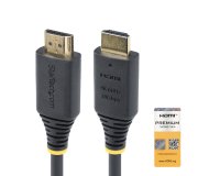 StarTech.com Cable HDMI Premium Certificado de Alta Velocidad de 50cm - 4K 60Hz - 144Hz - UHD - HDR10/HDCP 2.2/ARC - 18Gbps - Cable HDMI 2.0 para Monitor o TV - Recubrimiento TPE