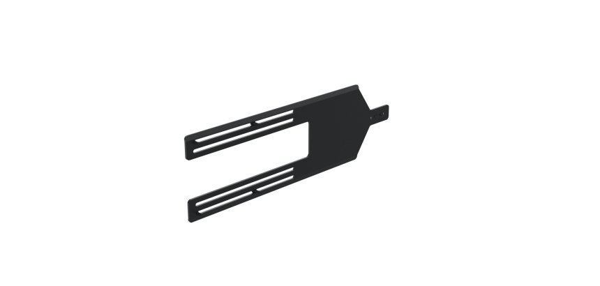 Ergonomic Solutions SpacePole Kiosk SPK512-17 accessoire de système de paiement en point de vente Support Noir Métal