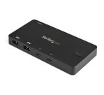 StarTech.com Switch KVM USB-C 2 ports - 4K 60Hz HDMI - Mini- commutateur KVM HDMI UHD compact à 2 ports avec Câbles USB Types C - Auto-alimenté - MacBook iPad Pro ThinkPad IdeaPad EliteBook