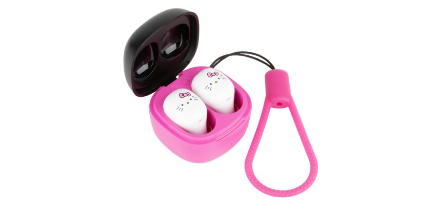 Konix Hello Kitty Auriculares Inalámbrico Dentro de oído Llamadas/Música Bluetooth Rosa, Blanco
