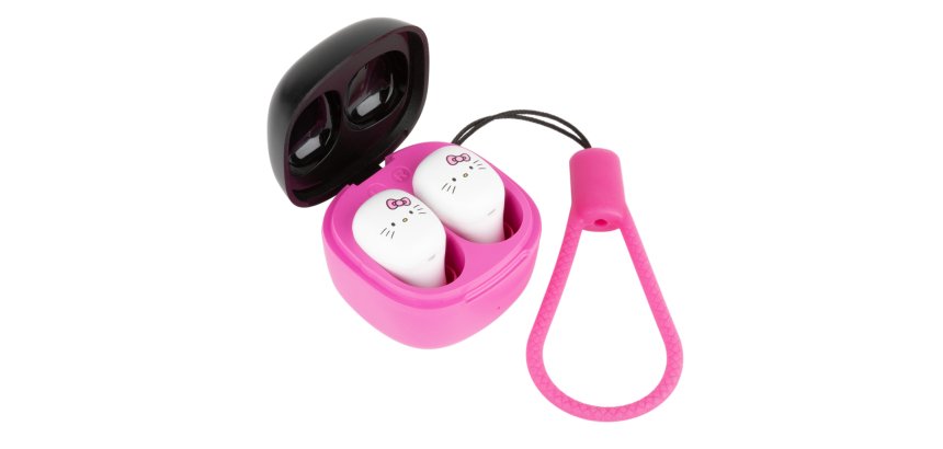 Konix Hello Kitty Auriculares Inalámbrico Dentro de oído Llamadas/Música Bluetooth Rosa, Blanco