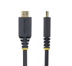 StarTech.com Cable HDMI Premium Certificado de Alta Velocidad de 50cm - 4K 60Hz - 144Hz - UHD - HDR10/HDCP 2.2/ARC - 18Gbps - Cable HDMI 2.0 para Monitor o TV - Recubrimiento TPE