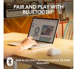 Logitech M240 Silent mouse Travel Ambidextrous RF Wireless + Bluetooth 4000 DPI
