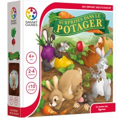 Jeu d'observation surprises dans le potager smart