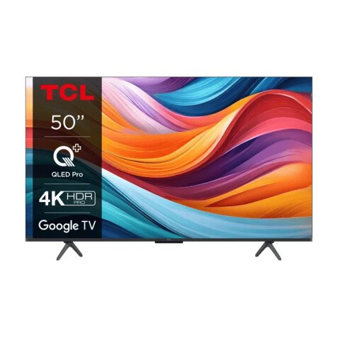 TCL TV LED 4K 126 cm 50T7B - QLED Pro - Google TV