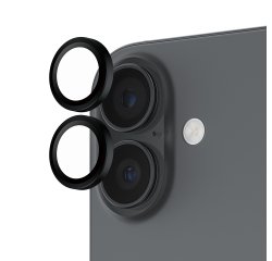 PanzerGlass ® Hoops® Camera Lens Protector Black iPhone 17 | iPhone 16 | 16 Plus Protector de pantalla Apple 1 pieza(s)