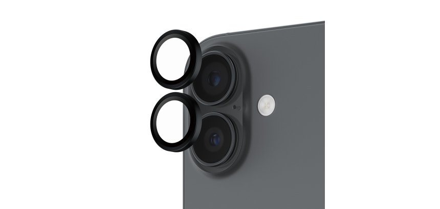 PanzerGlass ® Hoops® Camera Lens Protector Black iPhone 17 | iPhone 16 | 16 Plus Protector de pantalla Apple 1 pieza(s)