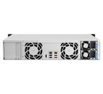 QNAP TS-1264U-RP NAS Rack (2 U) Intel® Celeron® 8 Go DDR4 0 To QNAP QTS Aluminium, Noir