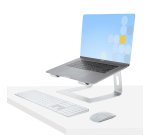 StarTech.com Supporto per PC Portatile da Scrivania in Alluminio/Argento supporta fino a 5 kg, Rialzo Ergonomico per Laptop, Supporto Portatile per Notebook Macbook Air/Pro, Dell XPS, Lenovo