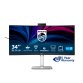 Philips 6000 series 34B2U6603CH/00 écran plat de PC 86,4 cm (34") 3440 x 1440 pixels Wide Quad HD LCD Gris