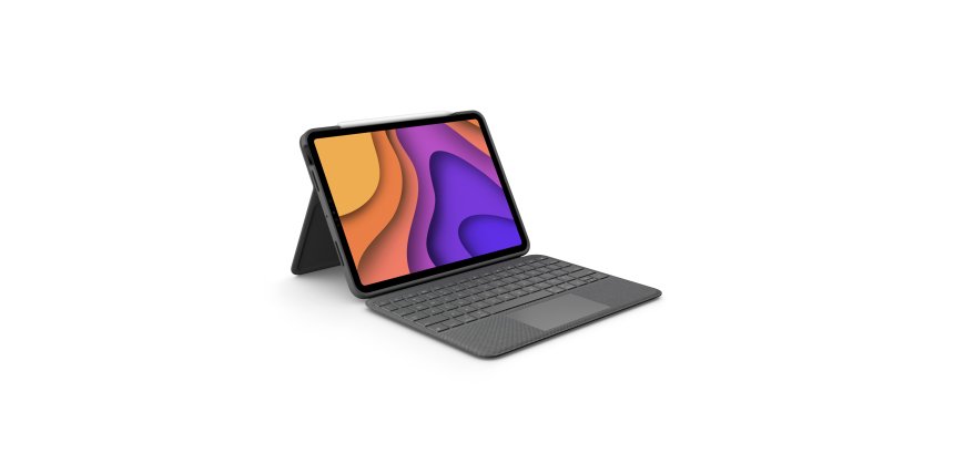 Logitech Folio Touch AZERTY Français Smart Connector Gris