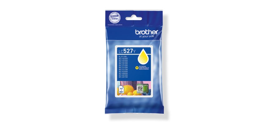 Brother Genuine LC527Y Ink Cartridge - Yellow