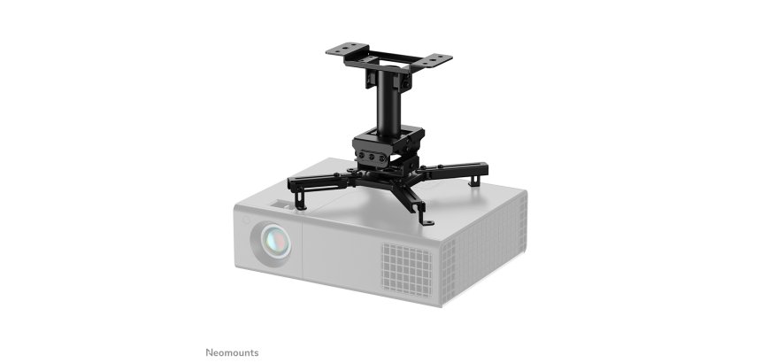 Neomounts CL25-530BL1 Support de plafond pour vidéoprojecteur - h25.5 cm - installation facile - orientable