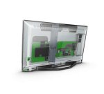 Philips 24HFL3014P/12 TV 61 cm (24") HD Black, Transparent 250 cd/m²