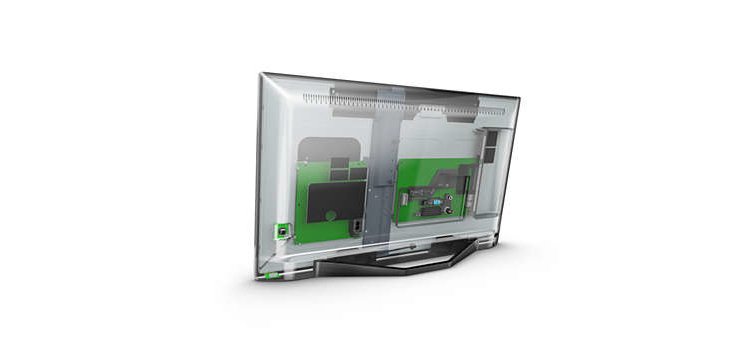 Philips 24HFL3014P/12 TV 61 cm (24") HD Black, Transparent 250 cd/m²