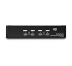 StarTech.com Switch KVM DisplayPort à 4 Ports - 4K60Hz - Écran Unique - Switch KVM USB UHD DP 1.2 à 2 Ports avec Hub USB 3.0 Intégré et Audio - Dell HP Apple Lenovo - Conforme TAA