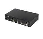 StarTech.com Switch KVM DisplayPort à 4 Ports - 4K60Hz - Écran Unique - Switch KVM USB UHD DP 1.2 à 2 Ports avec Hub USB 3.0 Intégré et Audio - Dell HP Apple Lenovo - Conforme TAA