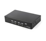 StarTech.com Switch KVM DisplayPort à 4 Ports - 4K60Hz - Écran Unique - Switch KVM USB UHD DP 1.2 à 2 Ports avec Hub USB 3.0 Intégré et Audio - Dell HP Apple Lenovo - Conforme TAA