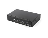 StarTech.com Switch KVM DisplayPort à 4 Ports - 4K60Hz - Écran Unique - Switch KVM USB UHD DP 1.2 à 2 Ports avec Hub USB 3.0 Intégré et Audio - Dell HP Apple Lenovo - Conforme TAA