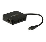 StarTech.com Adattatore di rete USB-C a Fibre ottiche - Convertitore SFP con slot aperto