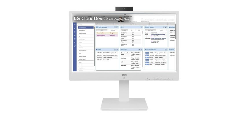 LG 24CR671N-2P.AEU All-in-One PC/Workstation Intel® Pentium® N6005 60.5 cm (23.8") 1920 x 1080 pixels All-in-One thin client 8 GB DDR4-SDRAM 256 GB SSD White