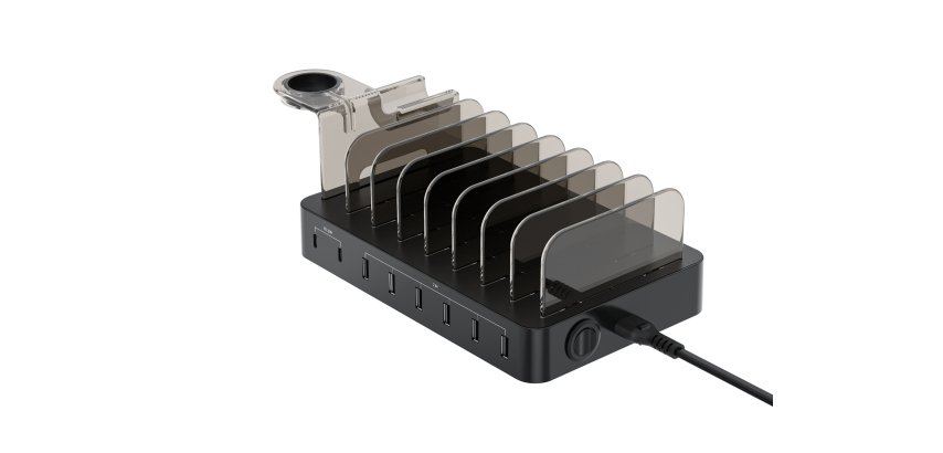Conceptronic OZUL02B Caricabatterie per dispositivi mobili Universale Nero AC Interno