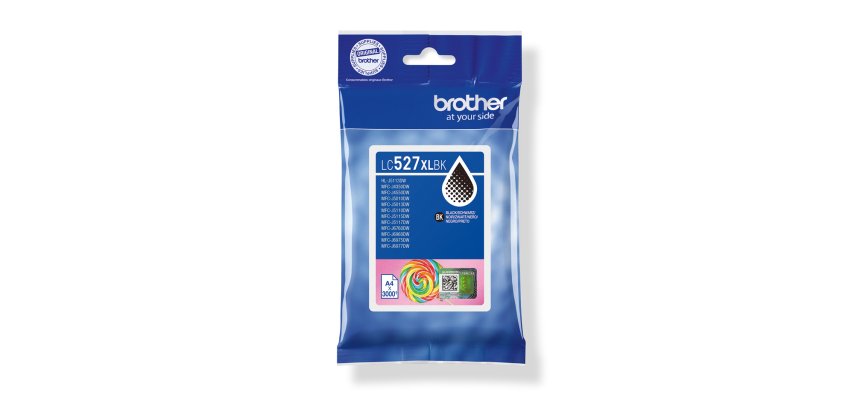 Brother Original Hochkapazität Tintenpatrone LC527XLBK - Schwarz