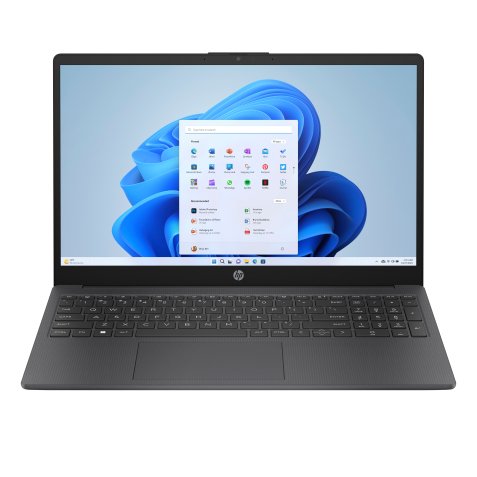 HP 15-fd0079nl Intel® N N100 Computer portatile 39,6 cm (15.6") HD 4 GB DDR4-SDRAM 128 GB UFS Wi-Fi 6E (802.11ax) Windows 11 Home in S mode Grigio
