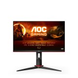 AOC G2 Q24G2A/BK LED display 60,5 cm (23.8") 2560 x 1440 pixels Quad HD LCD Noir, Rouge