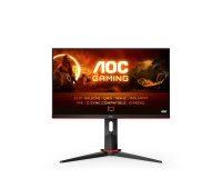 AOC G2 Q24G2A/BK LED display 60,5 cm (23.8") 2560 x 1440 Pixeles Quad HD LCD Negro, Rojo