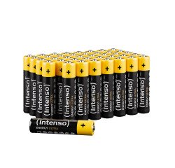 Intenso 7501510 - Energy Ultra Alkaline Batterie AAA Micro 40er-Pack - Batterie Batteria monouso Mini Stilo AAA Alcalino