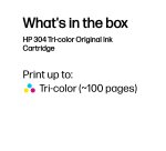 HP 304 - color (cyan, magenta, yellow) - original - ink cartridge