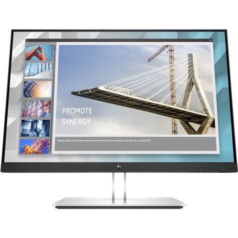 HP E-Series E24i G4 61 cm (24") 1920 x 1200 pixels WUXGA Black, Silver