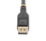 StarTech.com Câble DisplayPort 1.4 Actif de 15m Certifié VESA - Câble DisplayPort DP8K avec HBR3, HDR10, MST, DSC 1.2, HDCP 2.2, 8K 60Hz, 4K 120Hz - Câble/Cordon DP 1.4 Mâle/Mâle (M/M)