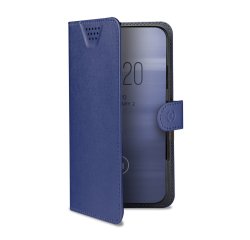 Celly Wally One XXL mobile phone case 14 cm (5.5") Flip case Blue
